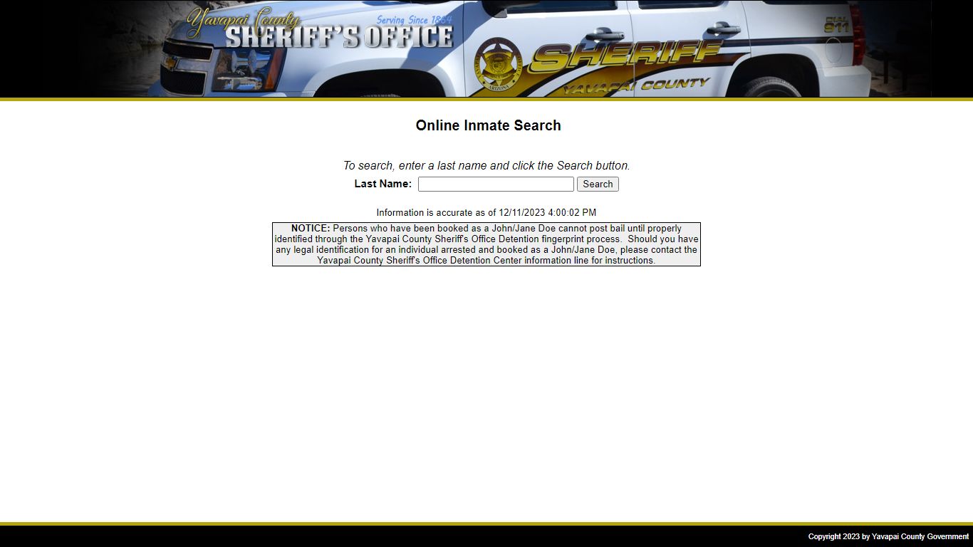 YCSO Inmate Search - yavapaiaz.gov